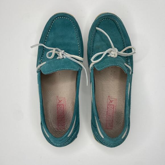 Pikolinos Aquamarine Montecarlo Leather Loafers 06N-6250S - Men\'s Size 8.5-9